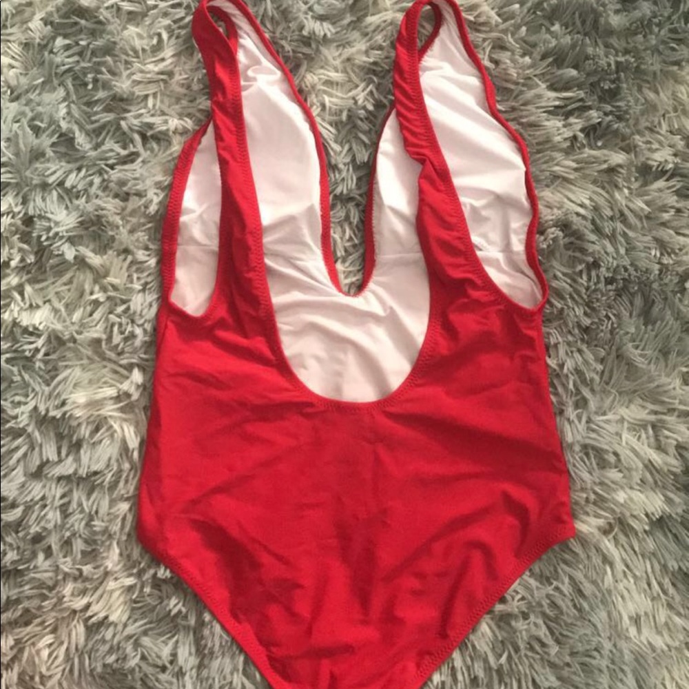 Sexy plunge one piece